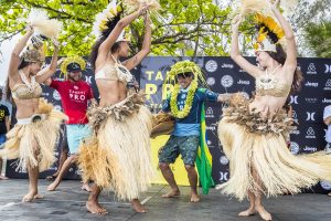 Gabriel Medina (BRA) Winner and Owen Wright (AUS) Runner Up of the Tahiti Pro 2018 ,Teahupoo, French Polynesia