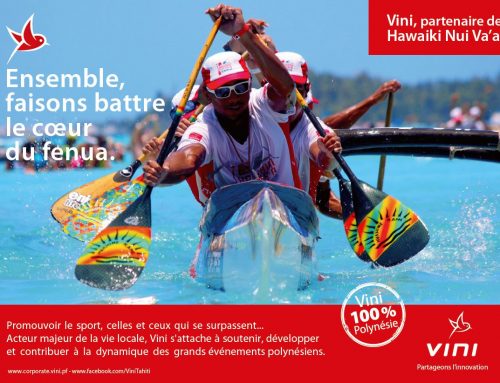 Vini partenaire officiel de la 28ème Hawaiki Nui Va’a